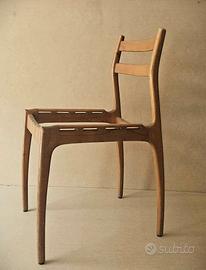 Sedia stile scandivano da restaurare anni 70