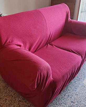Divano 2 Posti 150x80 cm con Copridivano incluso