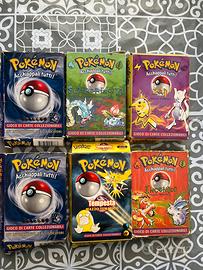 Scatole vuote primi mazzi tematici carte pokemon