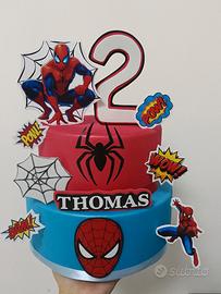 torta scenografica spiderman 