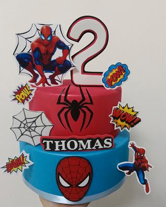 torta scenografica spiderman 
