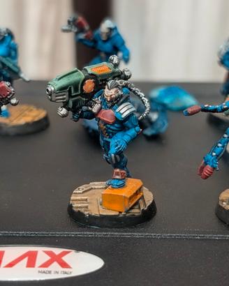 Gang Van Saar Necromunda + valigetta.