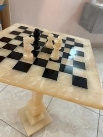 Scacchiera in onice