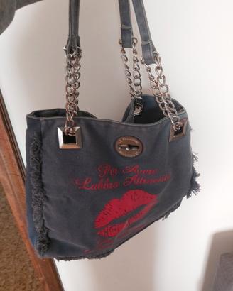 Borsa Le Pandorine con labbra rosse