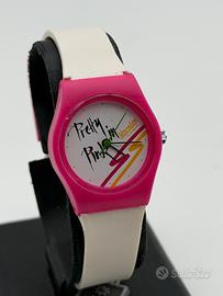 junghans pretty in pink quartz nos vintage watch