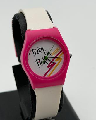 junghans pretty in pink quartz nos vintage watch