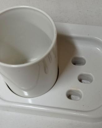 Porta spazzolino bagno