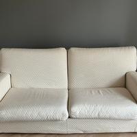 Divano letto due posti e poltrona Natuzzi