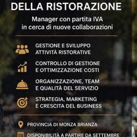 Responsabile Ambito Ristorazione con Partita Iva