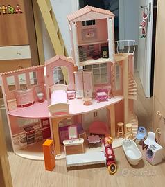 casa delle Barbie su due piani