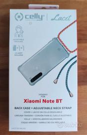 Custodia Celly con Corda per Xiaomi Redmi Note 8T