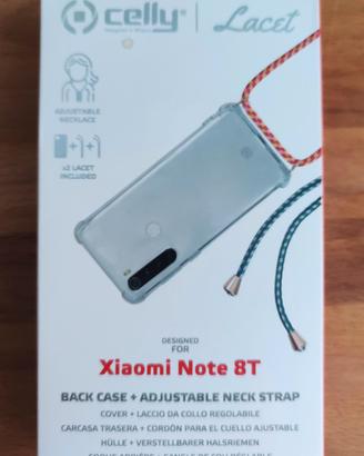 Custodia Celly con Corda per Xiaomi Redmi Note 8T