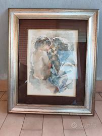 Quadro di Anna Pavesi "Paternita" 1981 
