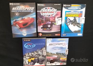 set giochi pc auto e moto 