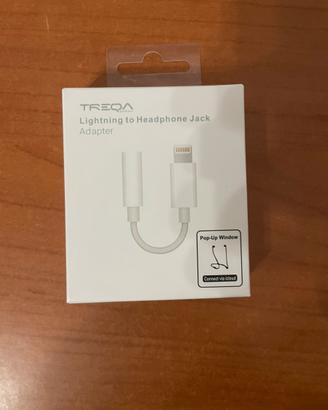 Adattatore Lightning a Jack 3.5mm iPhone AUX Nuovo