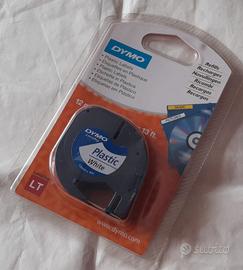 Dymo letra tag nastro bianco 12 mm x 4 m