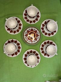 Set caffè porcellana Vintage Pirkenhammer anni 60’