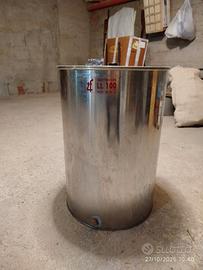 Contenitore  per Olio, 100 Lt, acciaio inox 18/10