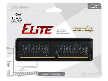 RAM DDR4 2400MHz 1x16gb Team Group Elite