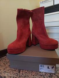 Stivaletti Platform Les Autres camoscio tg.37