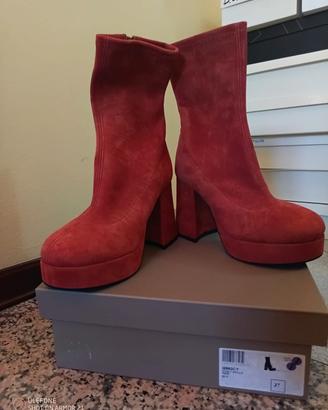 Stivaletti Platform Les Autres camoscio tg.37