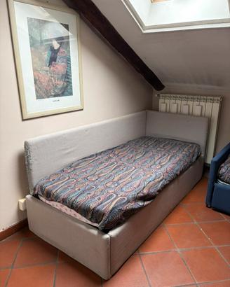 Letto singolo contenitore