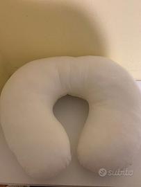Cuscino da viaggio bianco