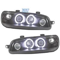 FARI FIAT PUNTO 99-03 ANGEL EYES CCFL FONDO NERO