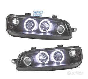 FARI FIAT PUNTO 99-03 ANGEL EYES CCFL FONDO NERO