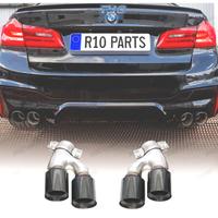 TERMINALI DI SCARICO BMW G30 17-20 LOOK M5 NERO