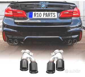 TERMINALI DI SCARICO BMW G30 17-20 LOOK M5 NERO