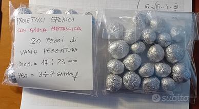 Proiettili per fionda anima metallica - 20 pezzi