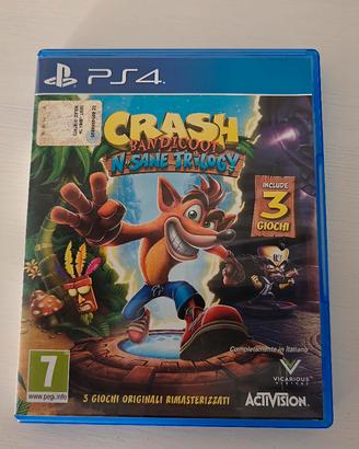 Per PS4 e per PS5 Crash 3 giochi