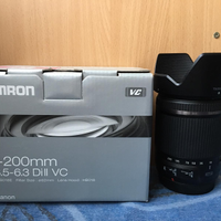 Tamron 18-200 mm vc per canon con scatola