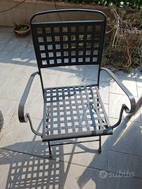 3 Sedie pieghevoli da giardino Made in Italy in f