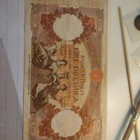 stupenda banconota da 10.000 lire 1955