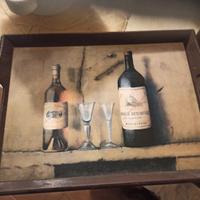 Vassoio Vintage in Legno 