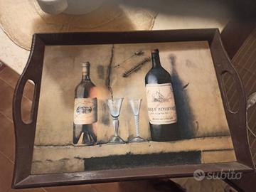 Vassoio Vintage in Legno 