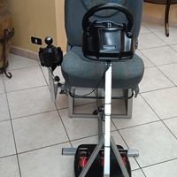 Sedia completa di sterzo e pedaliera Logitech 