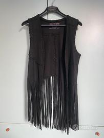 Gilet Blank  Blank NYC con lunghe frange