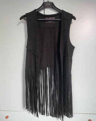 Gilet Blank  Blank NYC con lunghe frange