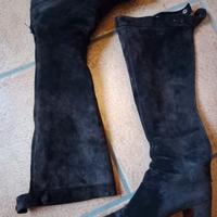 STIVALI FRANCOIS VILLON di Parigi in VELLUTO 36,5