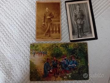 Lotto fotografie militari ww1