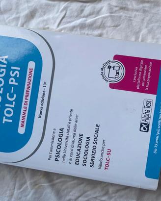 libro per tolc di psicologia università 