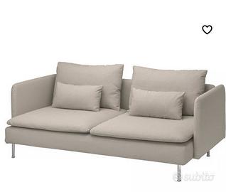 Divano a 3 posti, Fridtuna beige chiaro