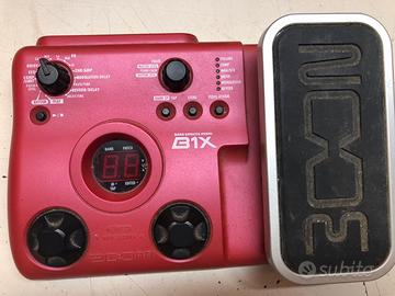 Pedaliera multi effetti per basso/chitarra elet