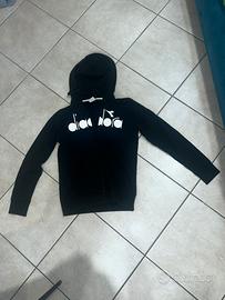 felpa diadora con zip