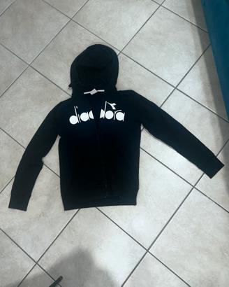 felpa diadora con zip