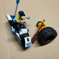 Lego motoscafo polizia fuga sul fiume