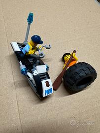 Lego motoscafo polizia fuga sul fiume